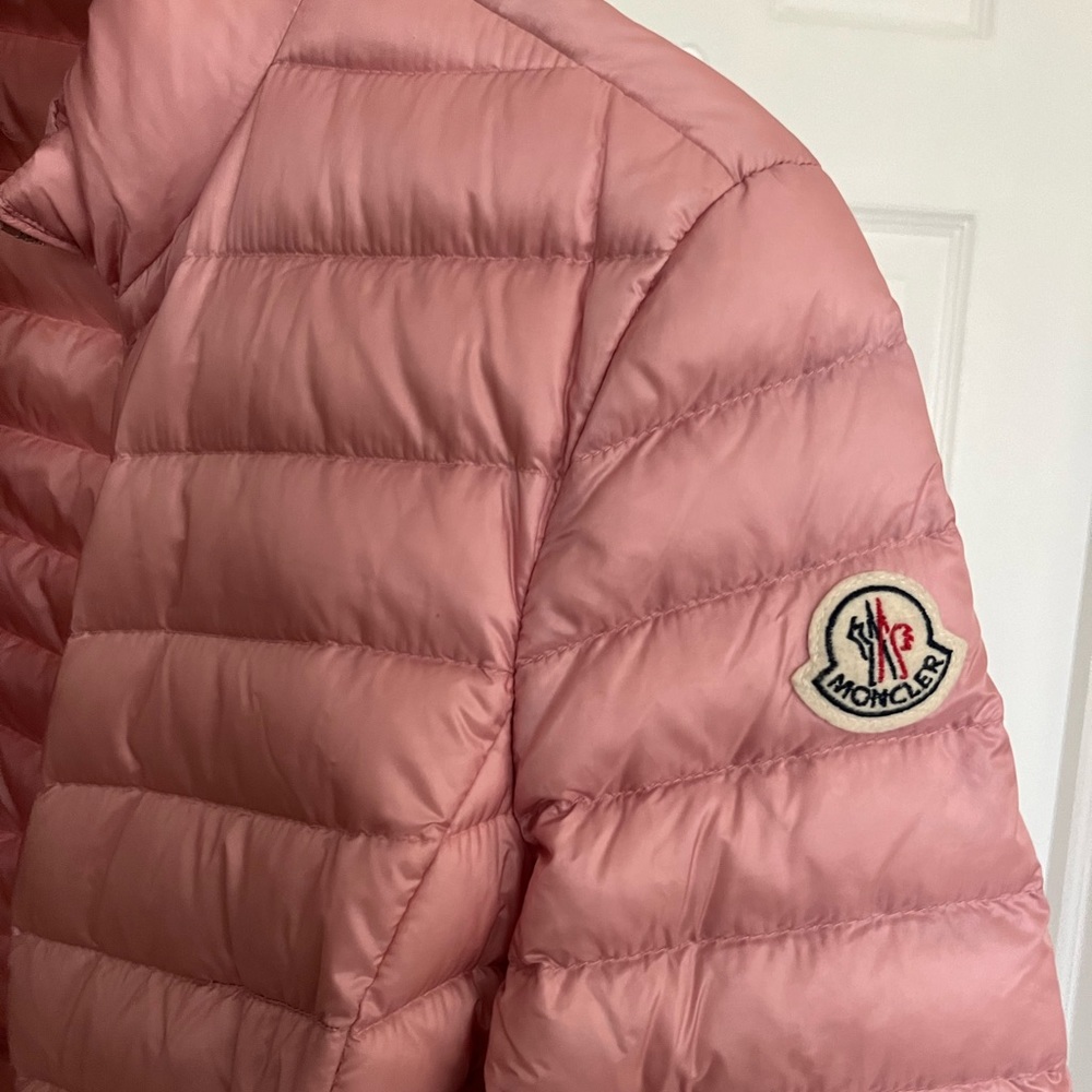 Moncler Agate Giubbotto Pink Down Jacket 🩷